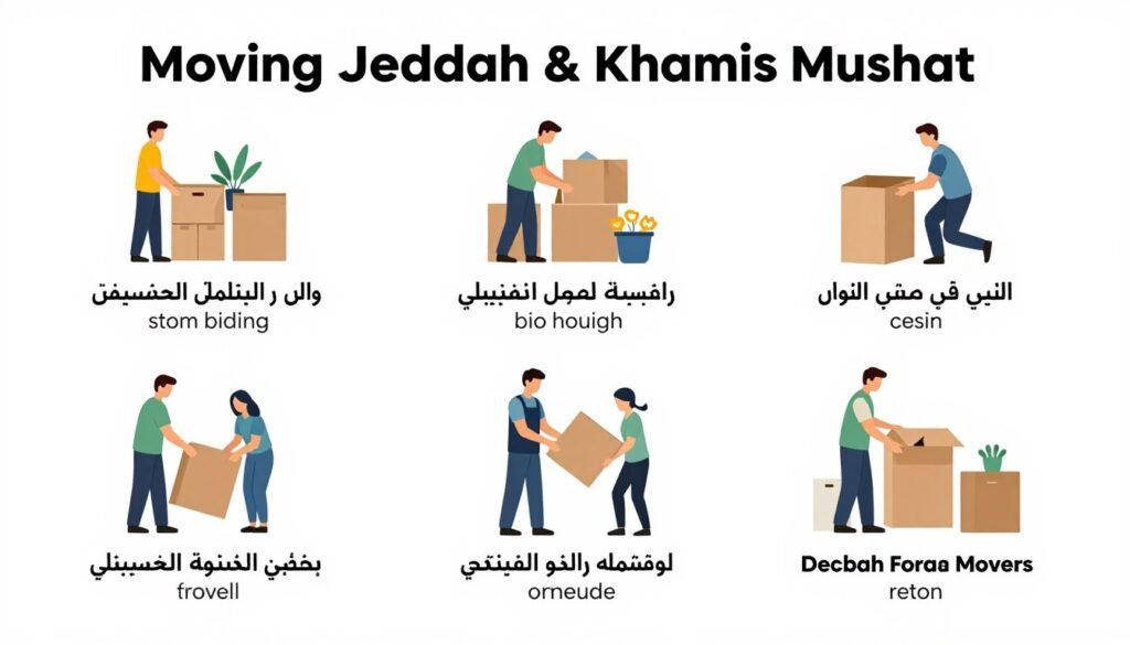 نصائح لنقل العفش من جدة إلى خميس مشيط