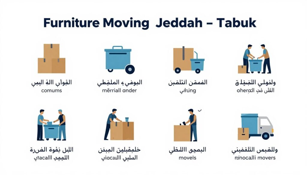 نصائح مهمة لنقل العفش من جدة إلى تبوك