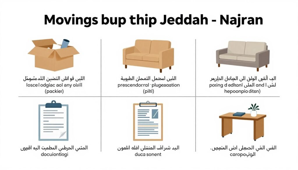 نصائح هامة لنقل العفش من جدة إلى نجران