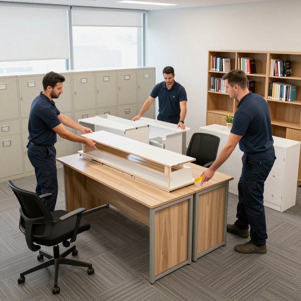 نقل المكاتب والأثاث المكتبي من جدة إلى المزاحمية