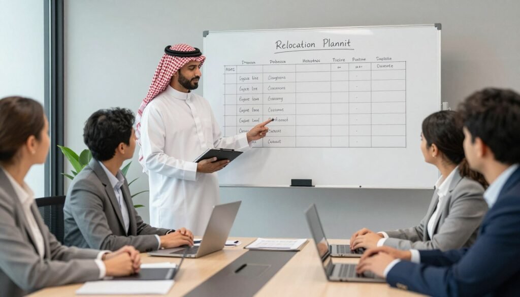 التخطيط لعملية نقل المكاتب