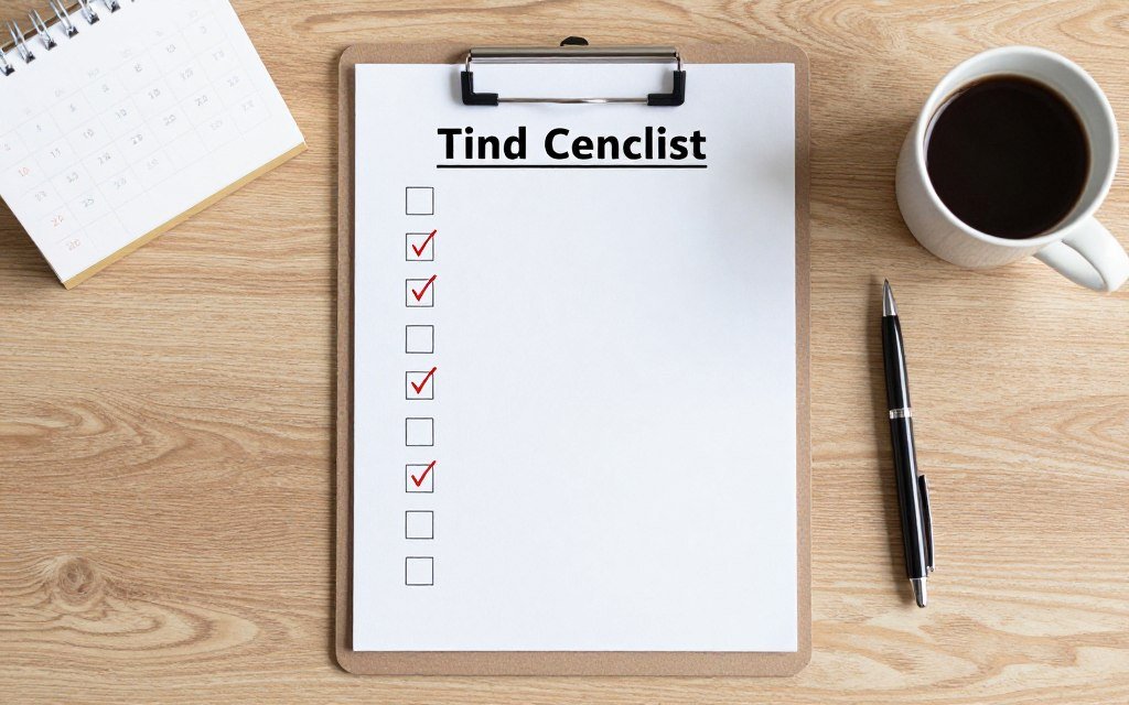 تخطيط عملية نقل العفش - قائمة تحقق تخطيط عملية نقل العفش - قائمة تحقق