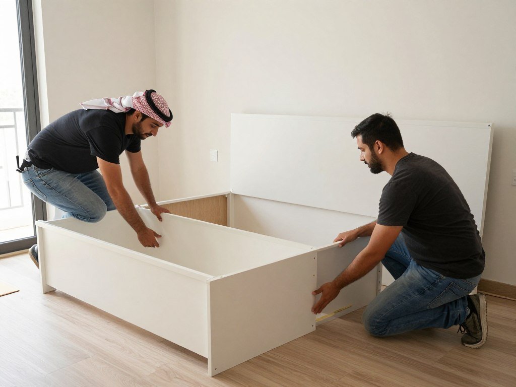 تركيب الأثاث في المكان الجديد تركيب الأثاث في المكان الجديد