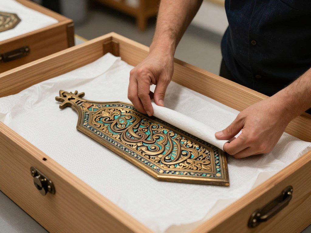 تغليف قطع أنتيك وتحف بعناية فائقة تغليف قطع أنتيك وتحف بعناية فائقة