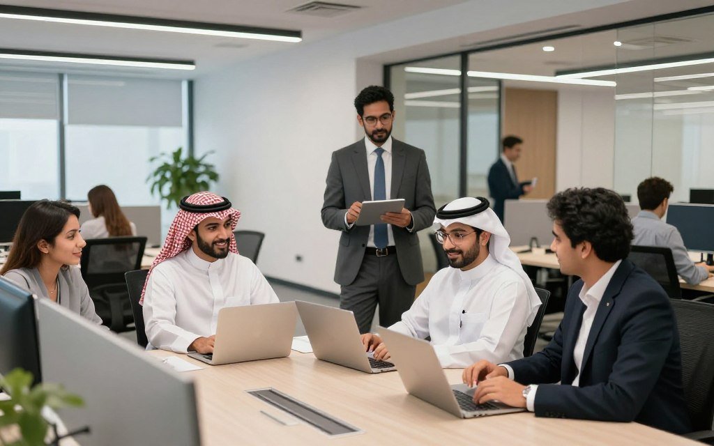 تكيف الموظفين مع المكتب الجديد