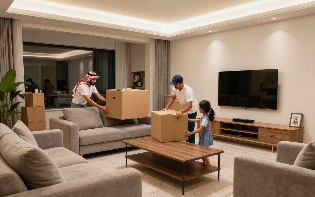 تنظيم الأثاث في المنزل الجديد بعد النقل تنظيم الأثاث في المنزل الجديد بعد النقل