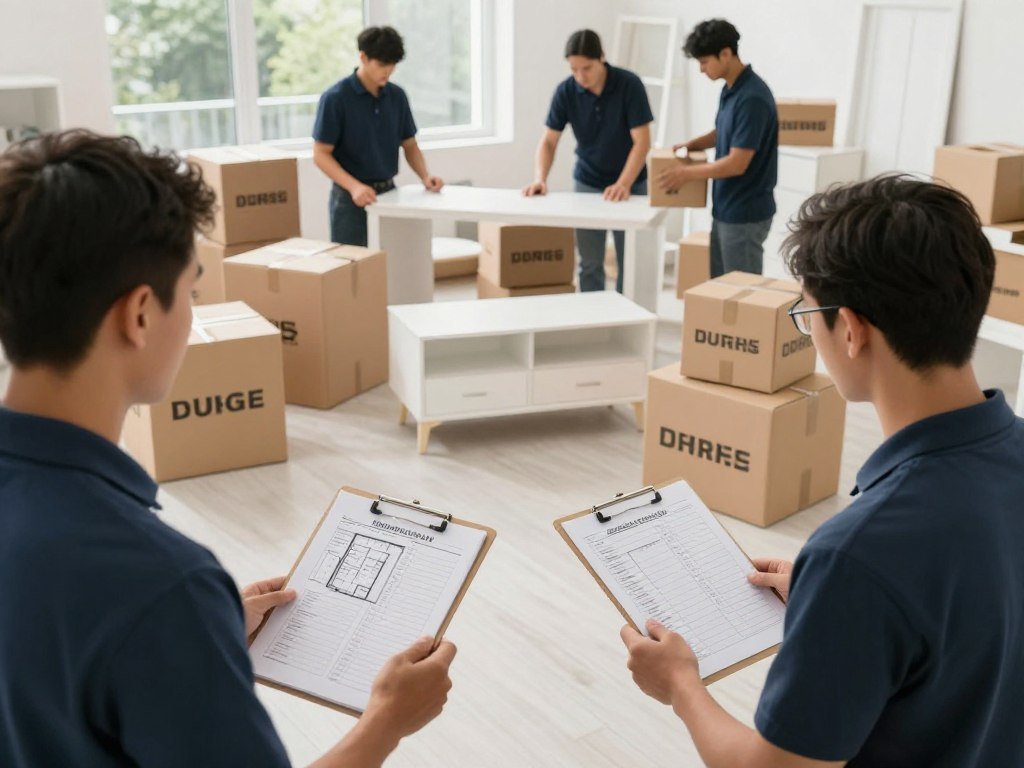تنظيم عملية تفريغ العفش
