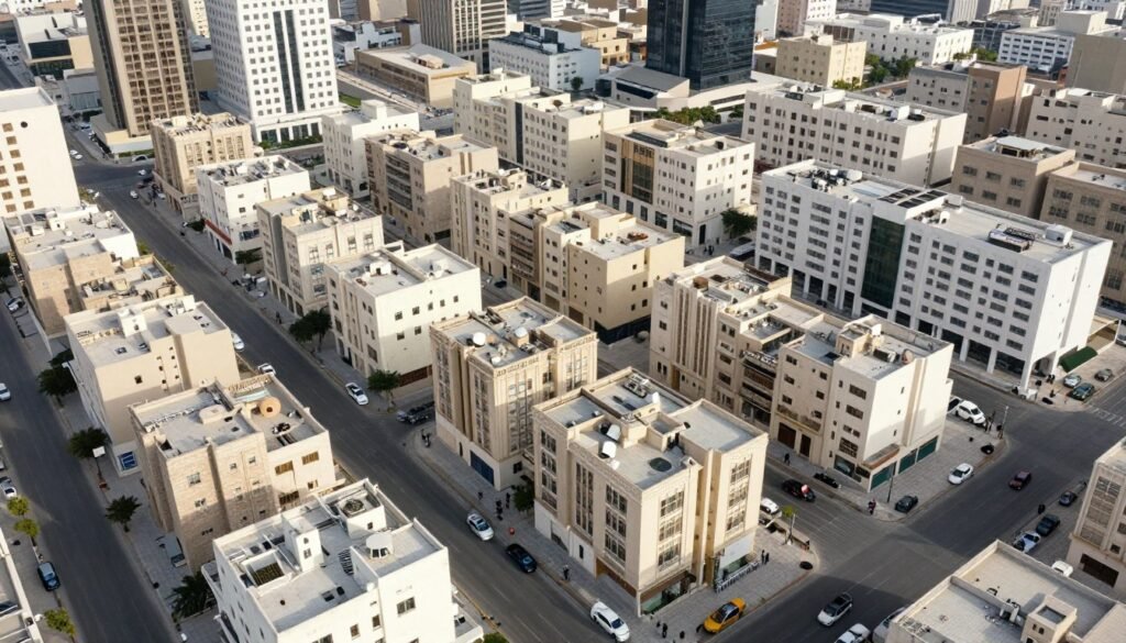 حي قويزة جدة - منظر عام للحي السكني