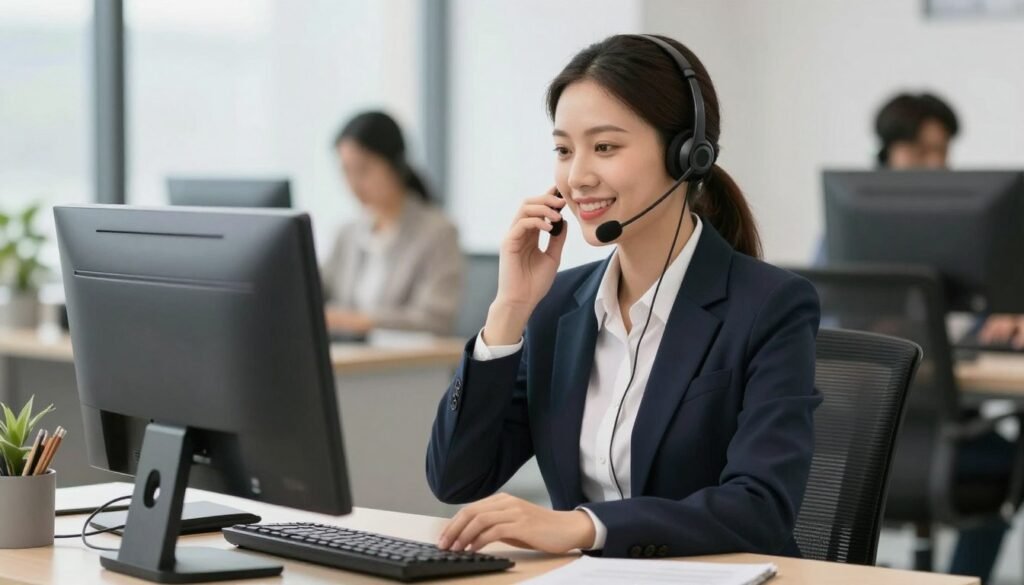 خدمة العملاء تجيب على الاستفسارات خدمة العملاء تجيب على الاستفسارات