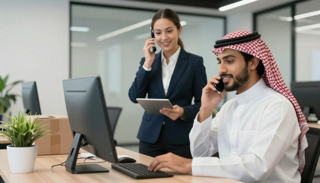 خدمة عملاء شركة نقل العفش تجيب على الاستفسارات خدمة عملاء شركة نقل العفش تجيب على الاستفسارات