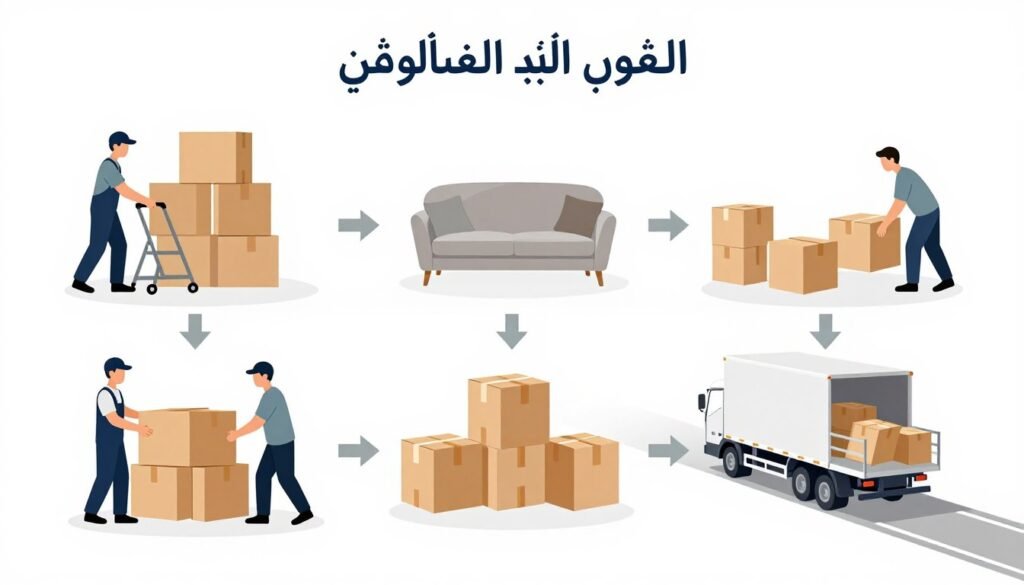 خطوات نقل العفش الاحترافية خطوات نقل العفش الاحترافية