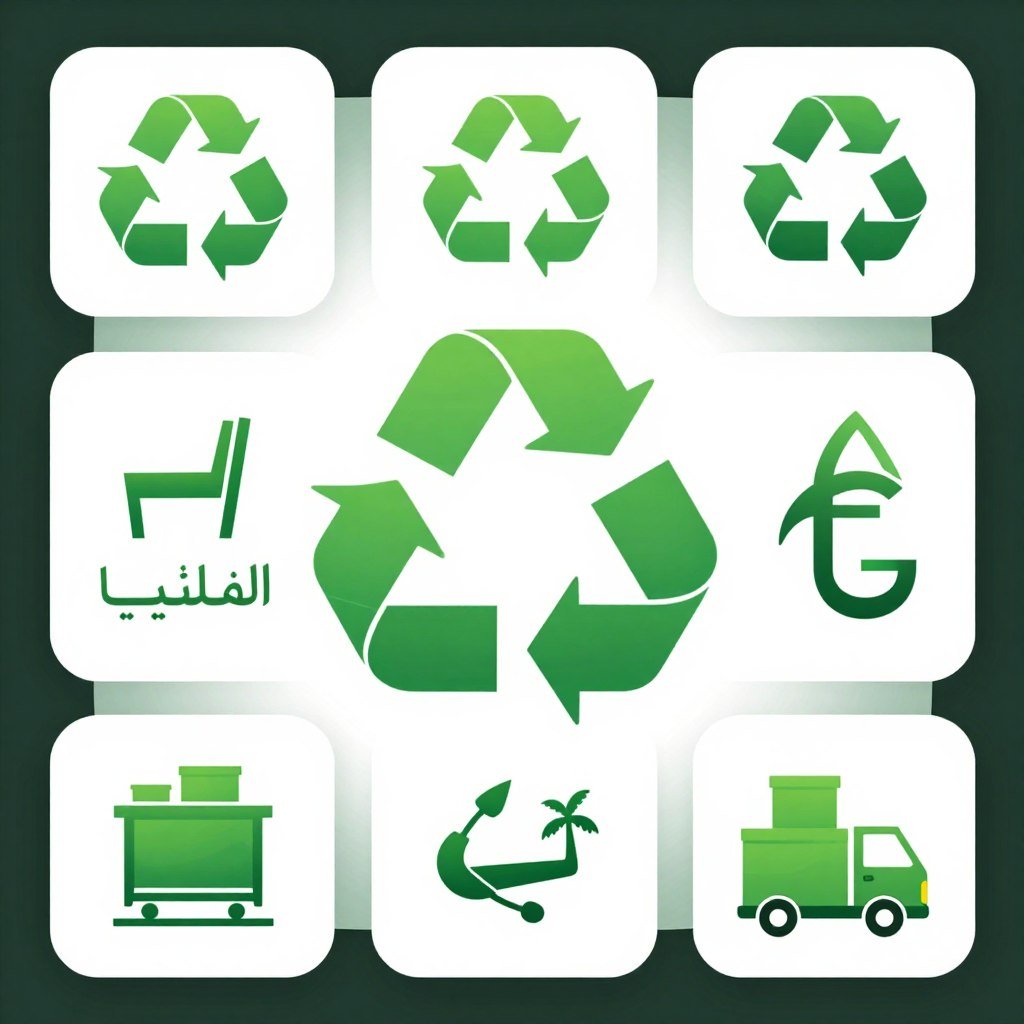 رموز إعادة التدوير والممارسات البيئية