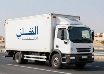 شاحنة نقل عفش حديثة مجهزة بالكامل للنقل بين جدة والرياض