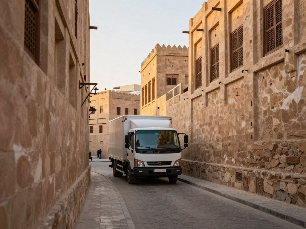 شركة نقل عفش تعمل في شوارع حي البلد التاريخية