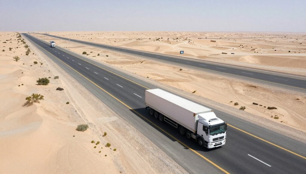طريق جدة الرياض السريع لنقل العفش