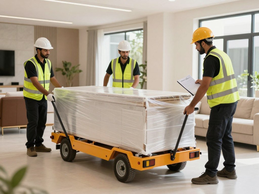 عمال متخصصون في نقل العفش بجدة يستخدمون معدات حديثة عمال متخصصون في نقل العفش بجدة يستخدمون معدات حديثة