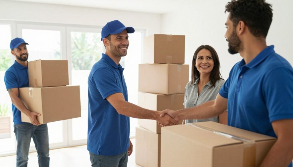عملاء راضون عن خدمة نقل العفش
