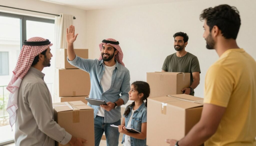 عملاء راضون عن خدمة نقل العفش