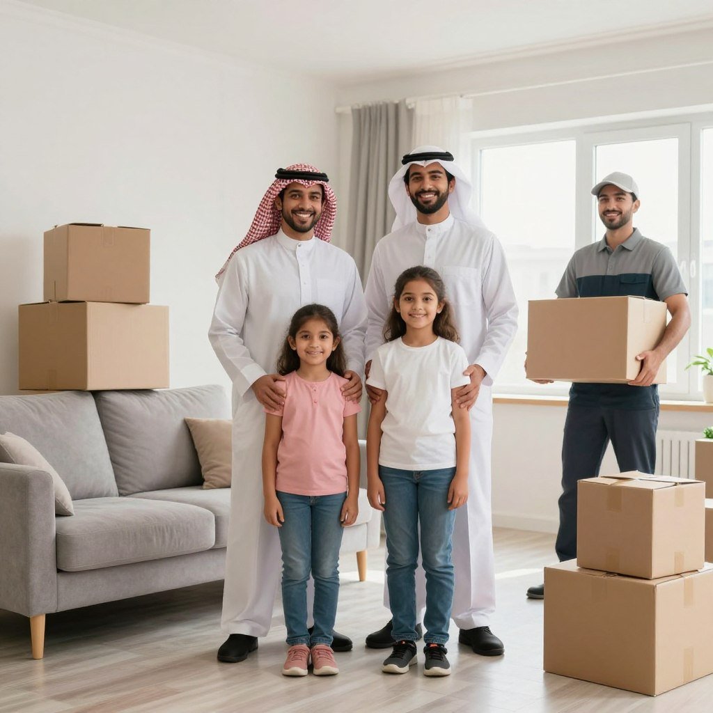 عميل راضٍ بعد خدمة نقل العفش
