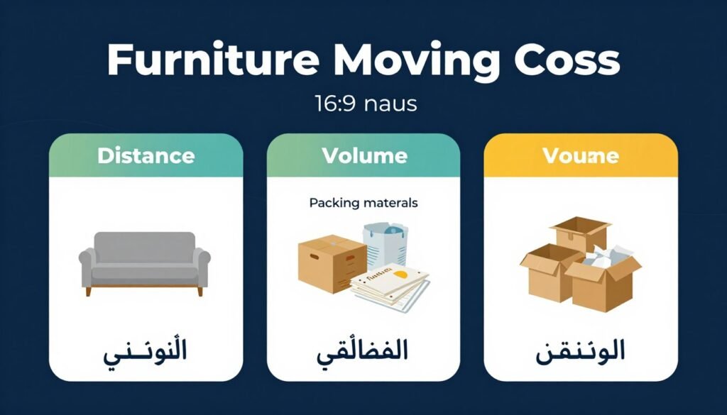 عوامل تحديد تكلفة نقل العفش