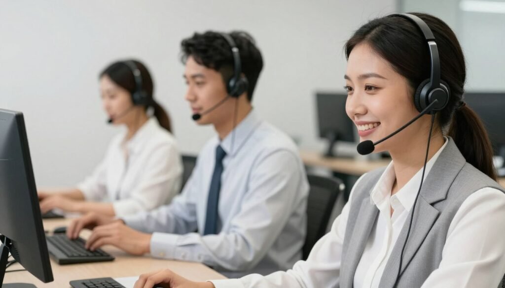فريق خدمة العملاء جاهز لاستقبال مكالماتك فريق خدمة العملاء جاهز لاستقبال مكالماتك