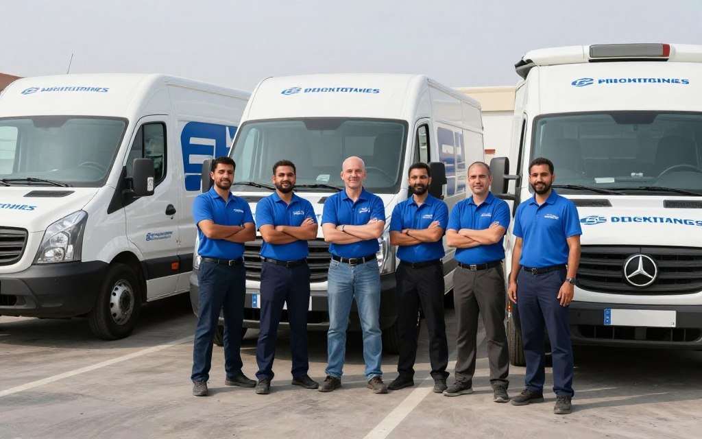 فريق شركة مالك نقل جاهز لخدمتك