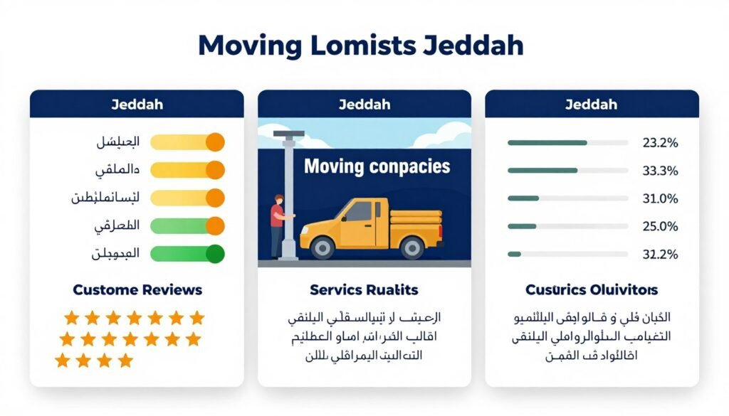مقارنة بين شركات نقل العفش المختلفة في جدة