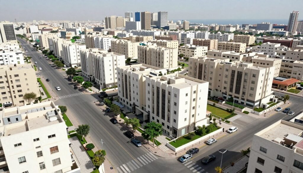 منظر عام لحي الربوة في جدة منظر عام لحي الربوة في جدة