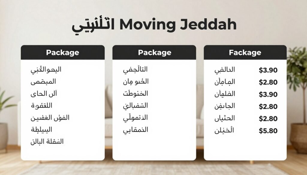 أسعار خدمات نقل عفش جدة مع القيمة المضافة أسعار خدمات نقل عفش جدة مع القيمة المضافة