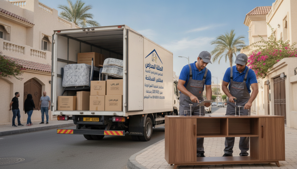 خدمات نقل عفش حي المحمدية وتفكيك وتركيب الأثاث