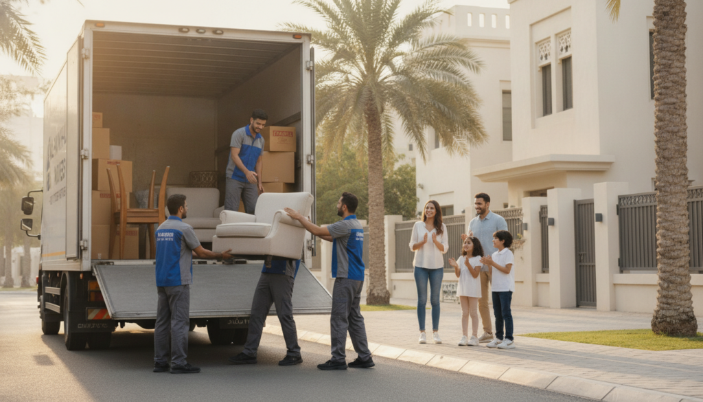 خدمة نقل عفش في حي المنهل