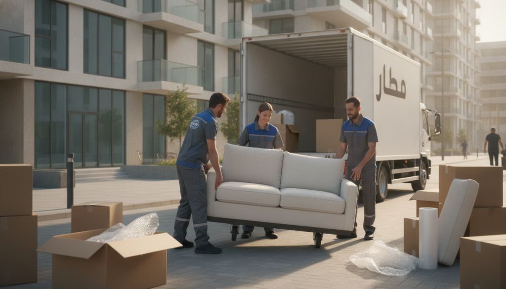 خطوات عملية نقل العفش لدى مؤسسة مالك