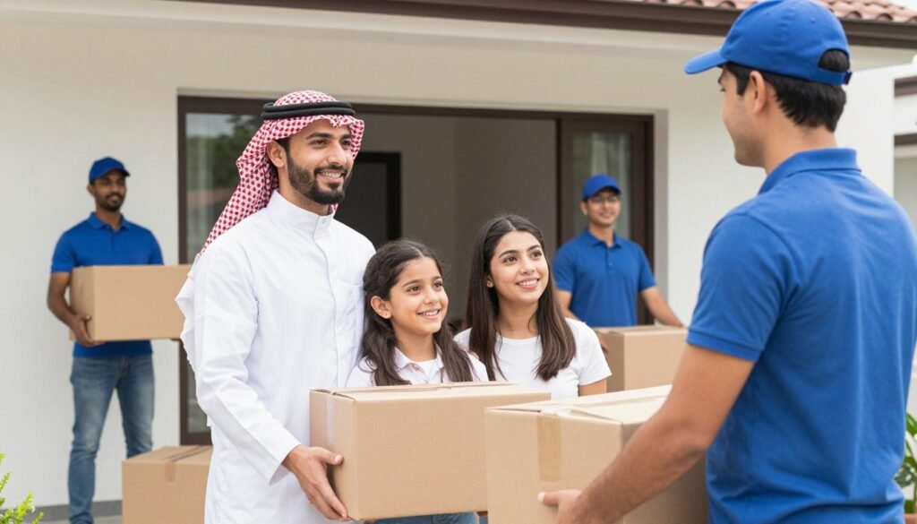 عملاء راضون عن خدمات نقل العفش