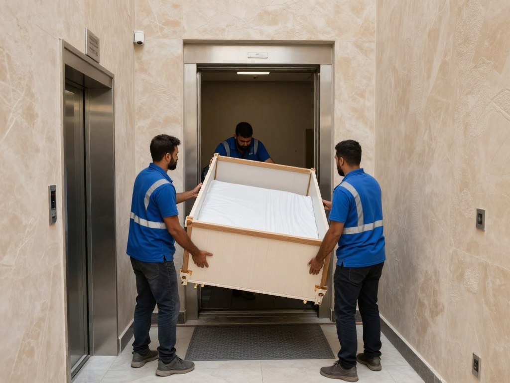 نقل عفش الشقق في المباني السكنية بجدة