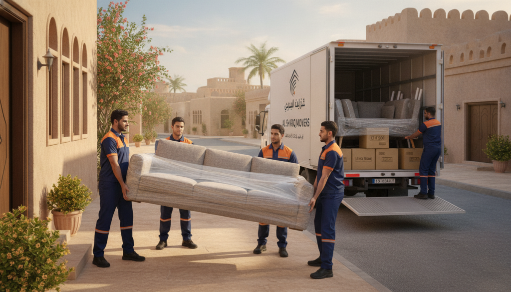 نقل عفش حي شرق حائل