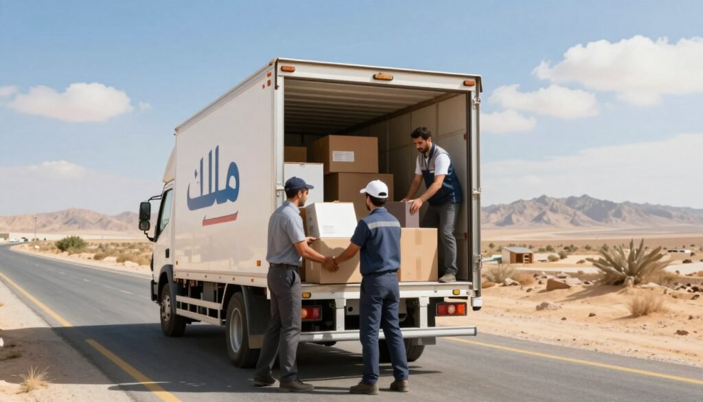 نقل عفش من سكاكا إلى تبوك