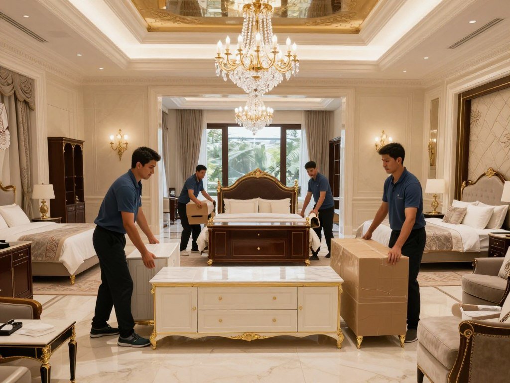 نقل غرف نوم الفلل في جدة