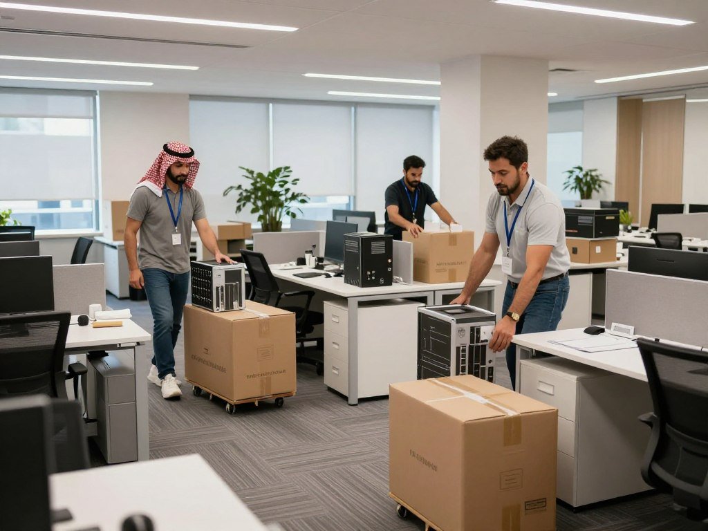 نقل مكاتب من الدمام إلى الخبر
